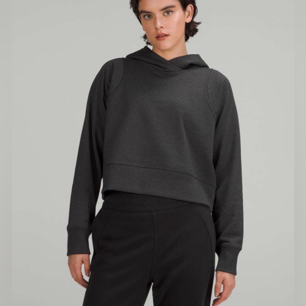 NWT Lululemon Loungeful Cropped Hoodie Spark